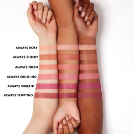 e.l.f, Primer-Infused Blush, Long-Wear, Matte, Bold, Lightweight, Blends Easily, Contours Cheeks, Always Cheeky, All-Day Wear, 0.35 Oz