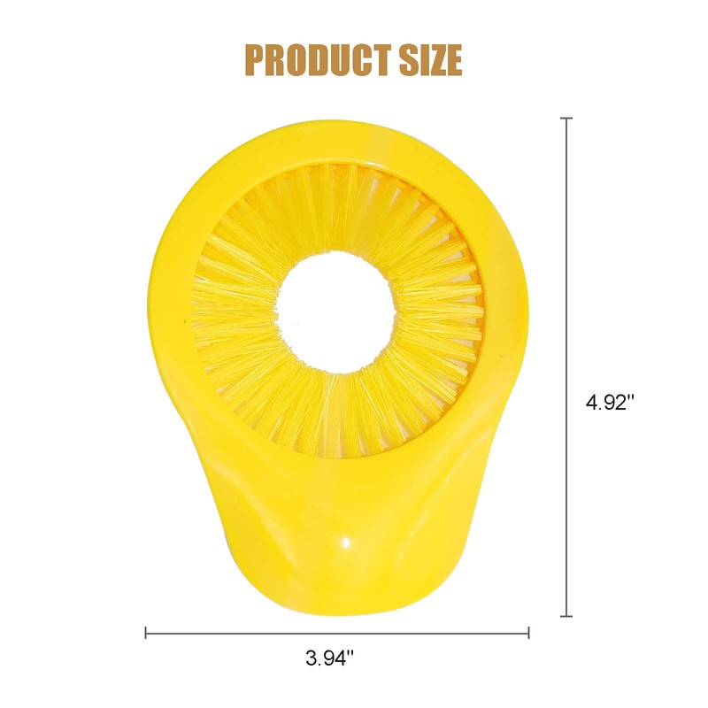CCHOME Corn Silk Remover, Corn Silk Cleaning Brush Yellow