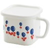 Tamahashi ADR-34 Storage Container, Square Pot, Enamel, 55.1 fl oz