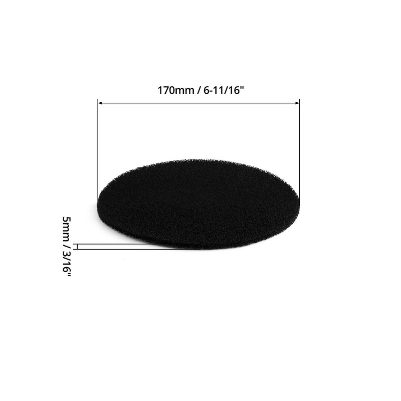 QWORK® 8 Packs Compost Bin Filters Round, Activated Charcoal Filters,