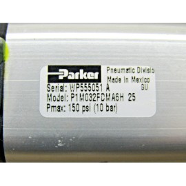Parker P1M032 FDMA6 H025 Pneumatic Air Cylinder Foot Mount 32mm Bore 25mm Stroke