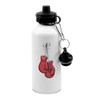 New Spirit Original Red boxing gloves water bottle with clip,
