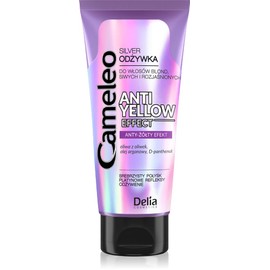 Cameleo - Silver conditioner - no yellow tones - for blonde, grey, white hair - UV protection - daily use - purple intensive conditioner for highlighted & bleached hair - paraben free - 200 ml