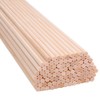 H&S Wooden Sticks Wood Dowel Rods 100pcs 15cm x 4mm