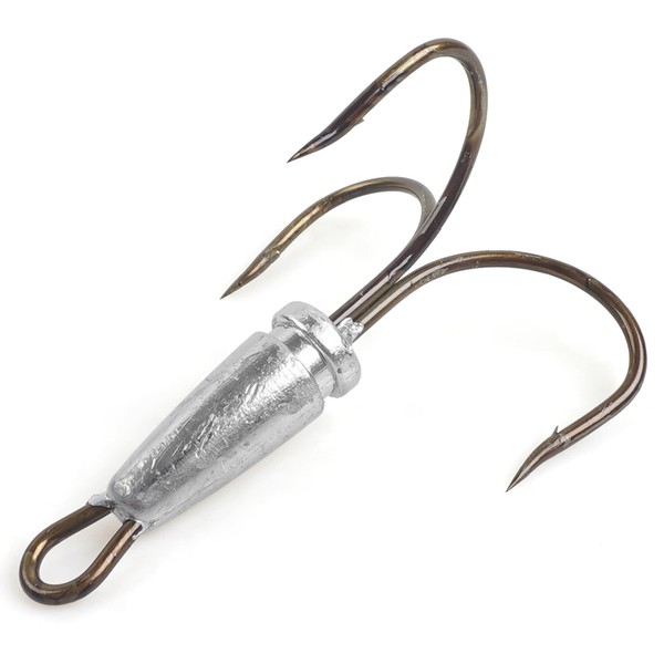 Snagging Hooks Weighted Treble Hooks, 5pcs Weighted Fishing Hooks Large