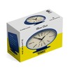 NEWGATE® ‘Ronnie’ Retro Oval Alarm Clock in Blue Soft Touch