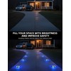 VOLISUN Solar Driveway & Deck Lights 8 Pack Waterproof Dock