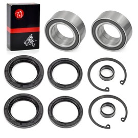 Front Wheel Bearings & Seals Circlip Dust Seal Compatible with Honda Fourtrax 300 TRX300FW 4x4 1988 1990-2000