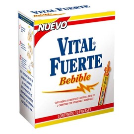 Vital Fuerte Bebible Suplemento Alimenticio 10 pz                                                                                                     