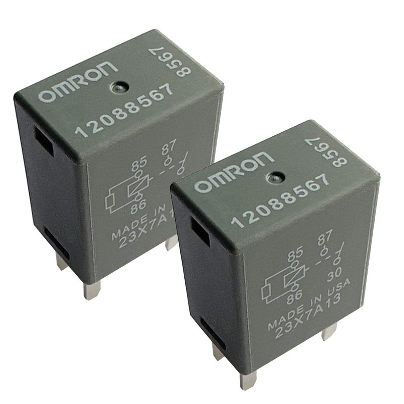 2Pcs 12088567 8567 Multipurpose Ac Compressor Clutch Relay 20A 12VDC