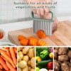 Crinkle Cutter Stainless Steel Potato Peeler French Fry Cutter Kitchen