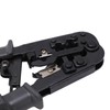 Ratcheting Modular Data Cable Crimper Wire Stripper Cutter 4P 6P