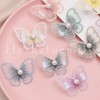 Herbeluemily Hair Clip, Butterfly, Lace, Embroidery, Bangs Clip, Party, Wedding,