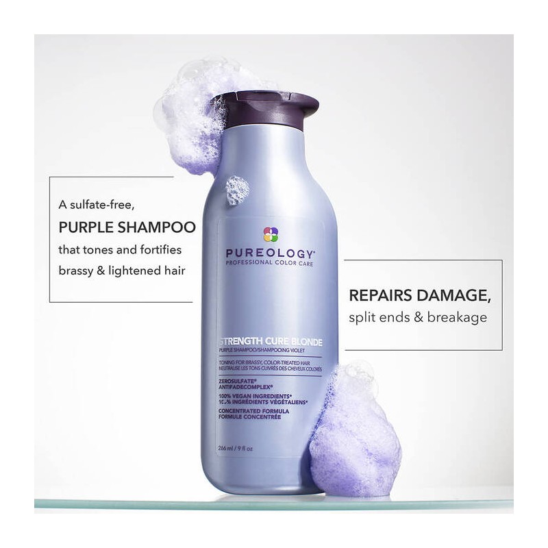 Pureology Strength Cure Blonde Purple Trio Bundle