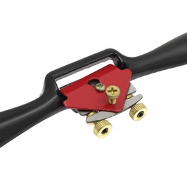 Bonsicoky 2Pcs 8.5" Adjustable SpokeShave with Flat Base and 5 Pcs 2" Replacement Blades, Metal Manual Planers, Woodworking Hand Tools For Craft, Wood Craver