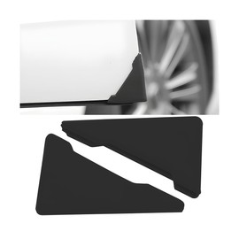 JNNJ Pack of 2 Car Door Corner Bumper Stickers, Car Side Door Edge Protector, Universal Car Corner Protection, Anti-Scratch Car Door Corner Cover (Black)