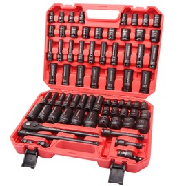 SONIGEKO socket wrench set (1/2" 70 PCS SAE & Metric)