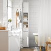SoBuy Bathroom Narrow Storage Cabinet, Skinny Tall Unit with Adjustable