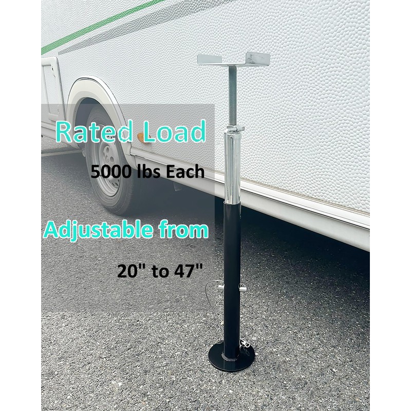 X-Haibei 2 Pack RV Slide Out Support Trailer Stabilizer Jacks