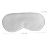 FOMIYES 2pcs Silk Sleep Mask Travel Eye Cover Silk Sleep