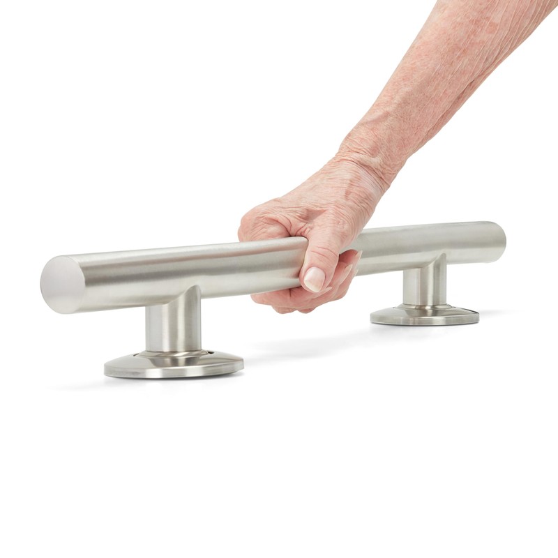 Seachrome 48 inch Bathroom Wave Grab Bar Satin Finish