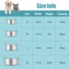 Reshiho Dog Bowl Stainless Steel Pet Hanging Food Water Bowl