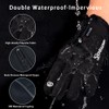 Men's Winter Custom Glove Waterproof Warm Windproof and Antiskid Cycling