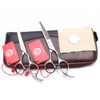 Kit 2 Tijeras Profesionales Estilista Barbero Peluquero Purple Dragon 6