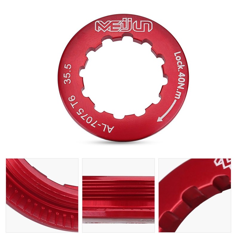 VGEBY Cassette Lockring, Cassette Lock Ring for 7-11 Speed Mountain