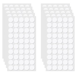 FsGrg Double Sided Round Tape 10mm x 0.7mm High Viscosity No Glue Residue Waterproof and Transparent, Multifunctional, can stick small objects such as photos and posters, suitable for daily use