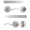 Keyed Alike Front Door Lever Lockset with Single Cylinder Deadbolt