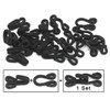 10 Sets Fabric Covered Hook and Eye Closures Bra Fasteners