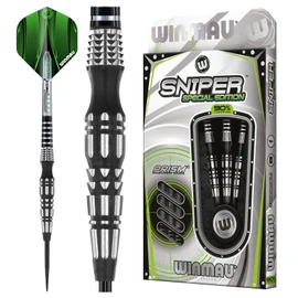 WINMAU Sniper Special Edition 21 Gram Professional Tungsten Darts Set with Flights and Stems (Shafts)