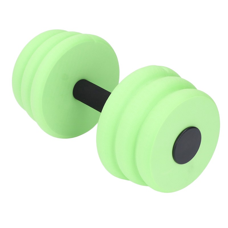 2pcs Floating Dumbbell EVA Thread Design Aquatic Exercise Dumbbell for