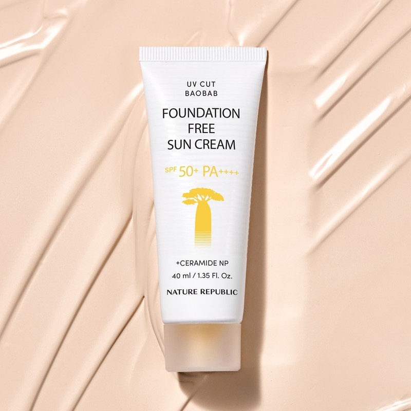 Nature Republic [2PACK] 유브이컷 바오밥 파데프리 선크림 SPF50+ PA++++ [2PACK]