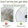 Bimkole All-Inclusive Electric Fan Dust Covers, Standing Round Fan Dust
