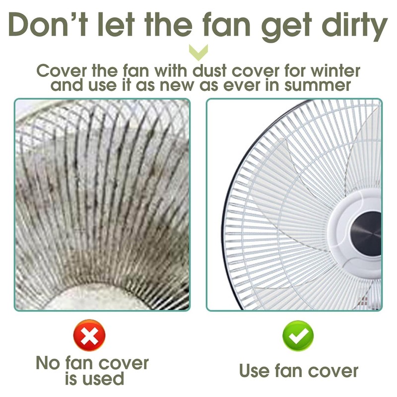 Bimkole All-Inclusive Electric Fan Dust Covers, Standing Round Fan Dust