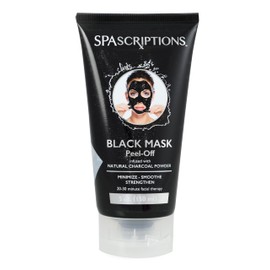 SpaScriptions 5 oz 150 ml Black Mask, Blackhead Remover Mask, Blackhead Peel Off Face Mask, Charcoal Face Mask, Blackhead Mask, Deep