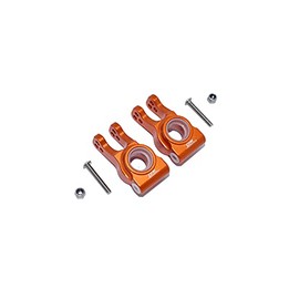 GPM for LOSI 1/10 LASERNUT Tenacity U4 LOS03028 Aluminum Rear Knuckle ARM -6PC Set (Orange)