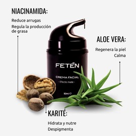 FETEN Augenkontur und Anti-Falten-Creme für Herren, Augenringe, für Herren, feuchtigkeitsspendende Gesichtscreme, Anti-Aging, Augenkontur für Herren, Augenkontur