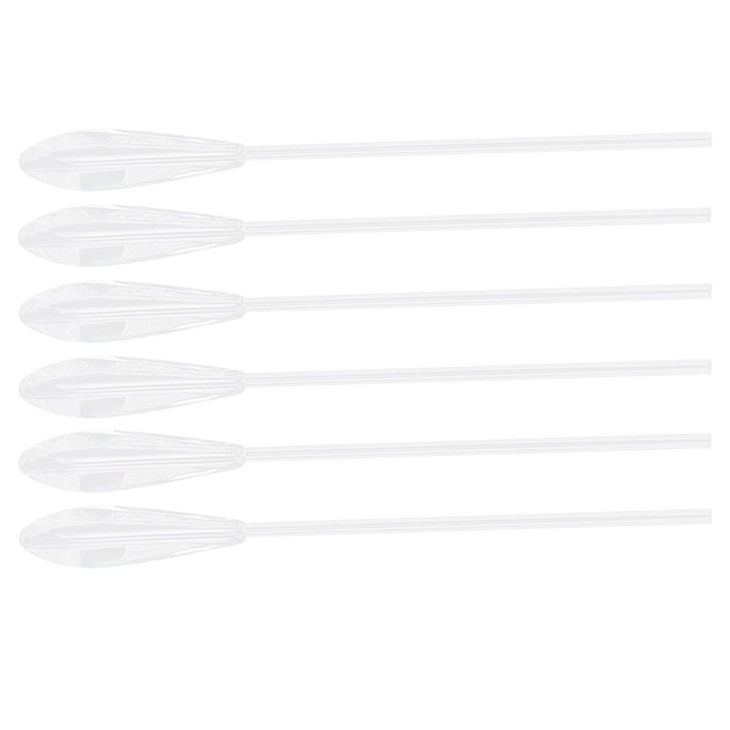 6Pcs Acrylic Large Sinking Floats Fishing Accessory Ecofriendly Transparent White(20g
