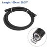 X AUTOHAUX AN6 3ft Braided PTFE Nylon Stainless Steel Car