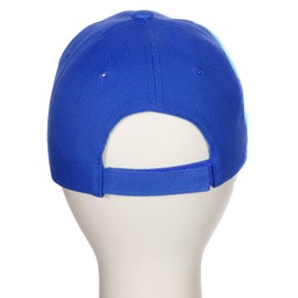 Classic Baseball Hat Custom A to Z Initial Team Letter, Royal Cap White Red Letter C