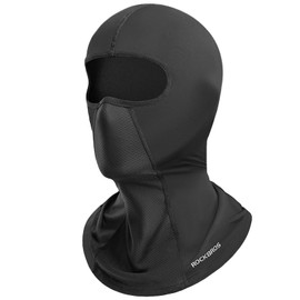 ROCKBROS Balaclava, Cooling Face Cover, Helmet, Innerwear, Sunscreen, Breathable, Non-Breathing, Sweat Absorbent, Quick Drying, Balaclava, For Running, Cycling, Biking, Sports, Men's