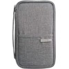 Porta Pasaporte, Organizador de Documentos de Viaje - Gris