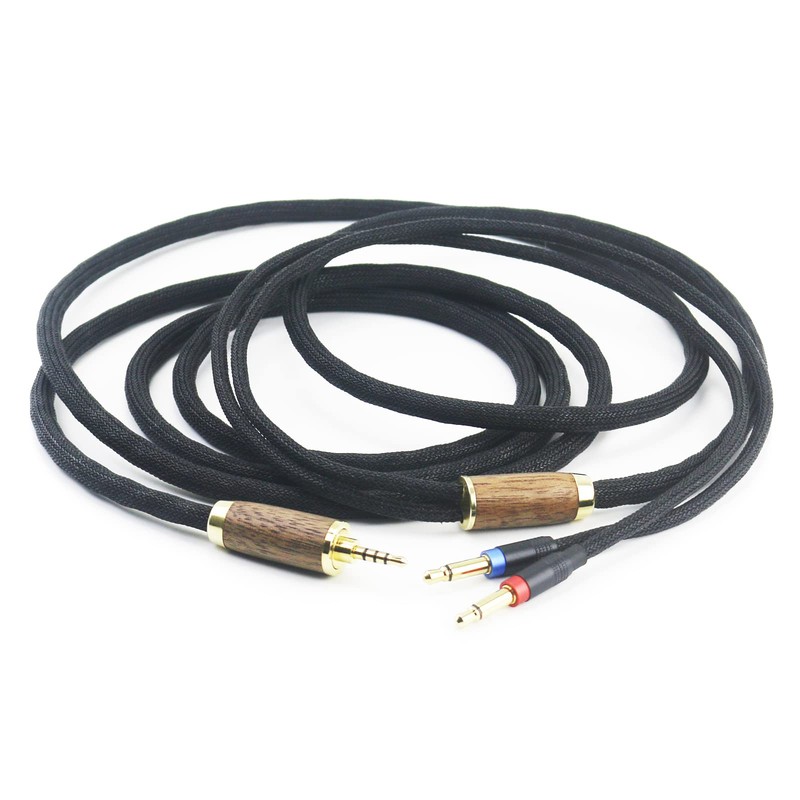 2.5mm Trrs Balanced Plug 6N OCC Copper Silver Plated Cable