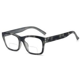 Eyekepper Polycarbonate Large Lens Line Bifocal Glasses Readers Men Grey