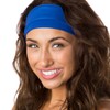 Hipsy Xflex Basic Adjustable & Stretchy Wide Softball Headbands for