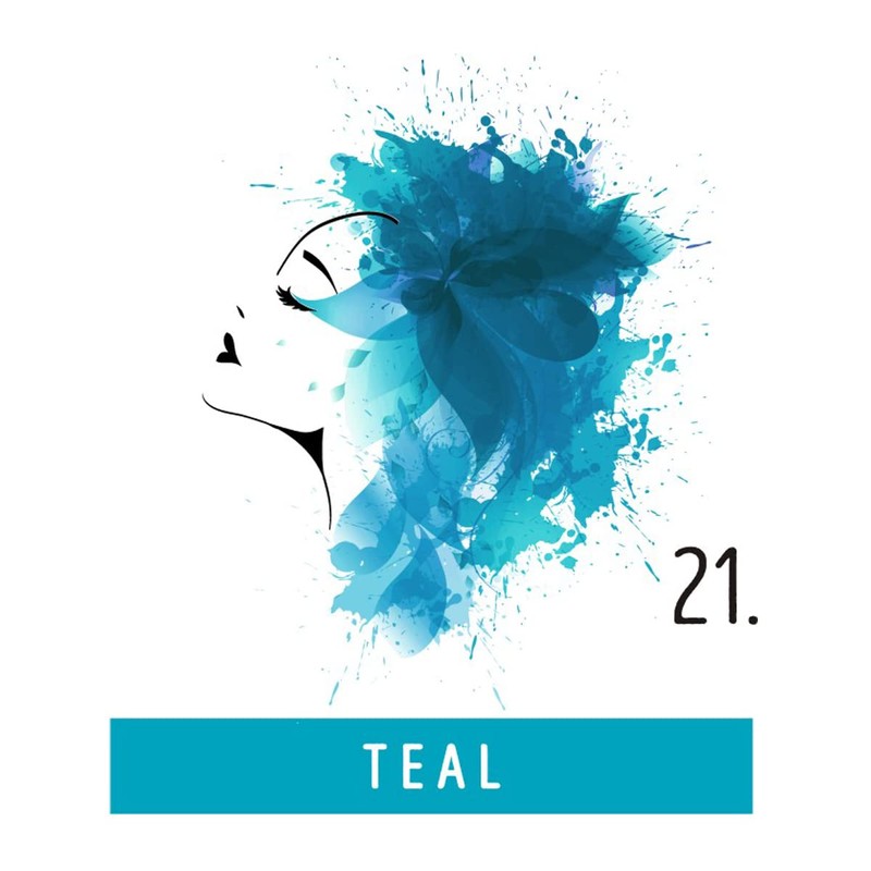 FUNKY COLOR TEAL 21 Semi-Permanent Hair Dye, Semi-Permanent Hair Colour,
