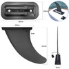FGen 9 inch Surfboard Fins, Removable Universal Surfboard Board Fin,